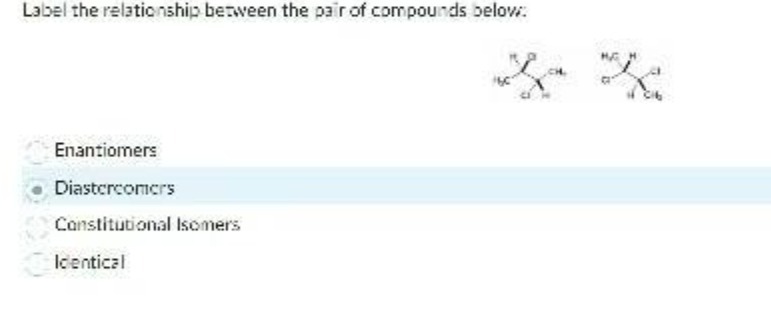 Label the relationship between the pair of