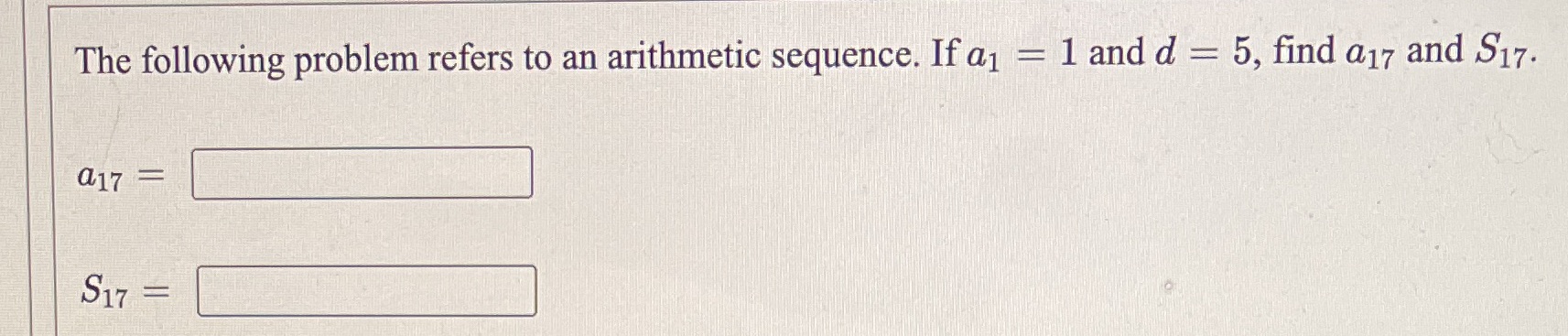 The following problem refers to an arithmetic