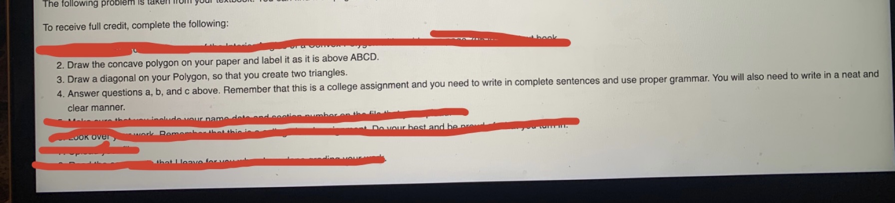 angles. 8. a. Explain how to find the sum of the