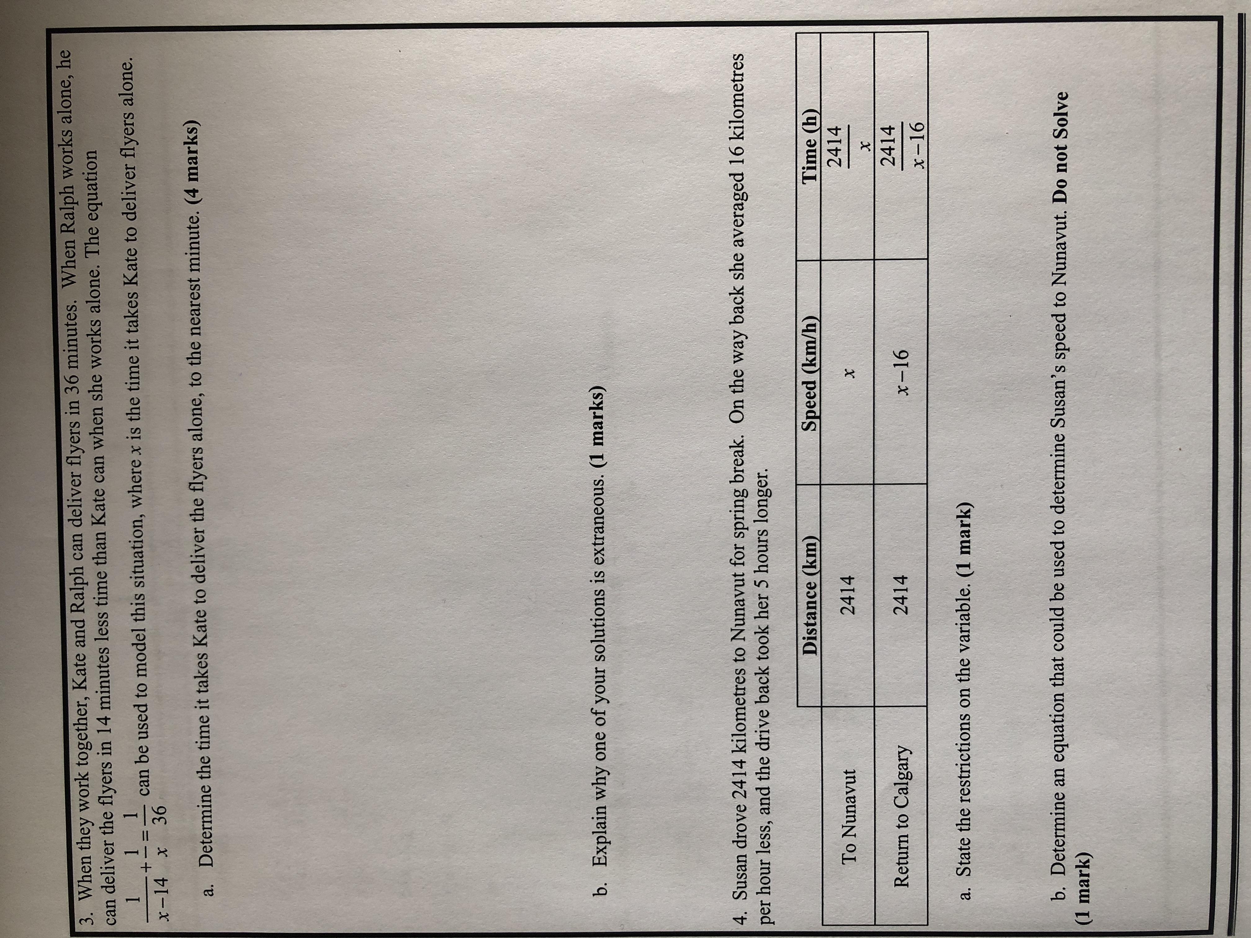 3. When they work together, Kate and Ralph can