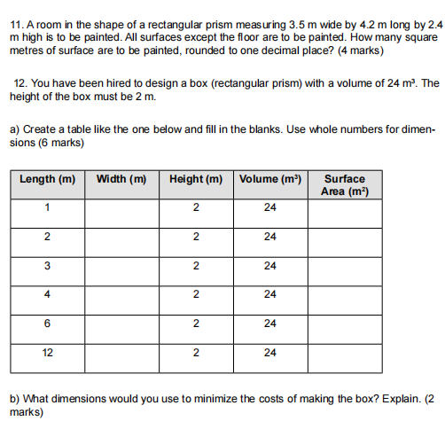 Show all work for each question. 8. Brent wants