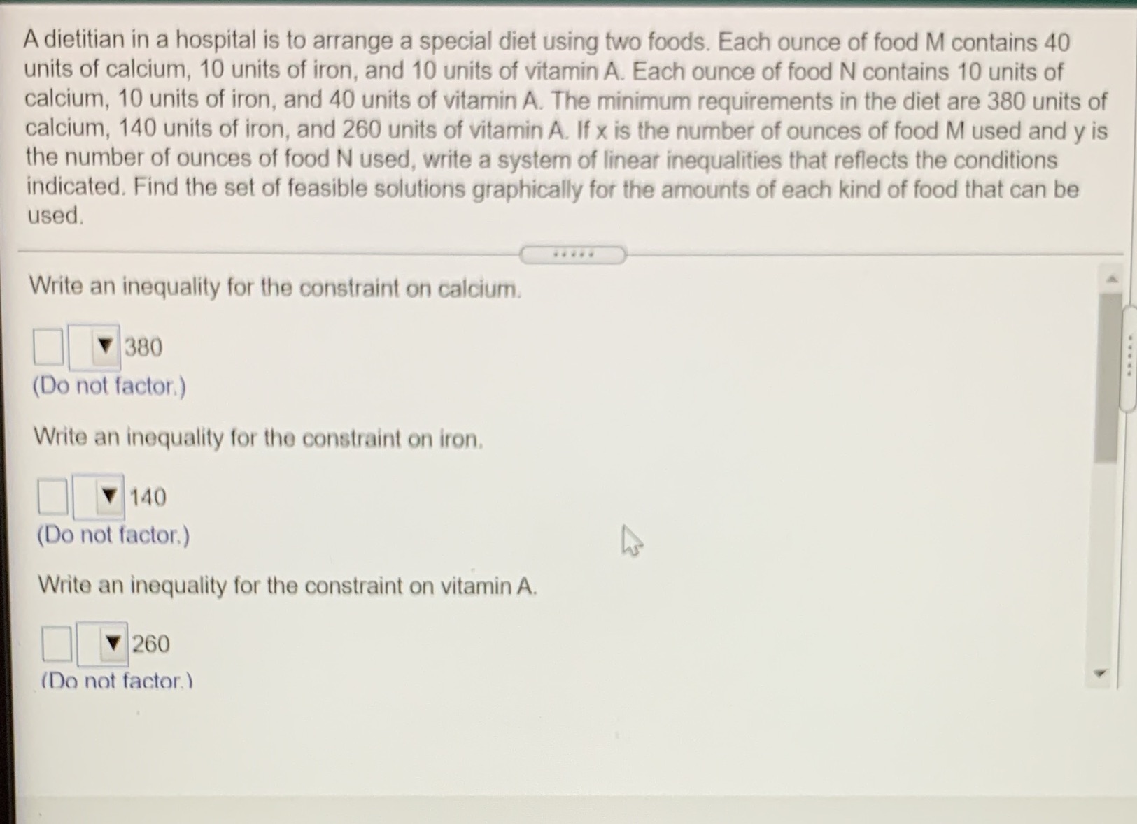 what i equalities are needed? x style=