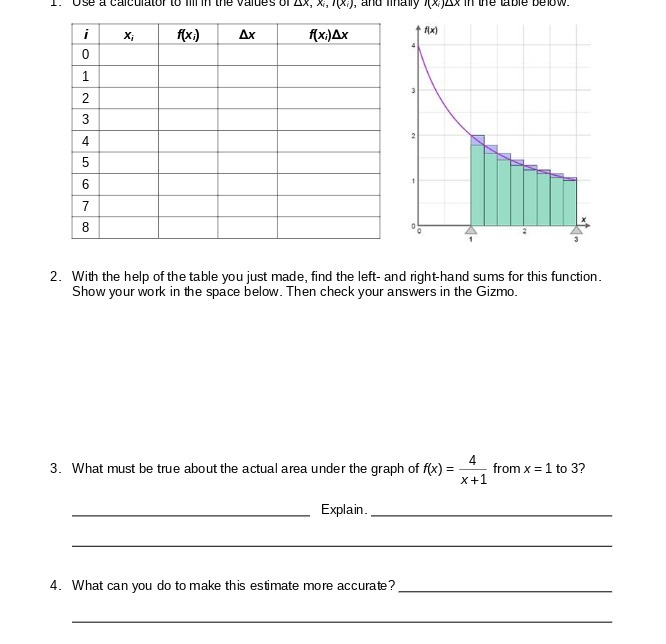 nally naz X; Ax f(x.)Ax 8 2. With the help of the