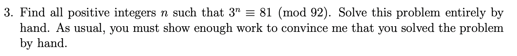 3. Find all positive integers n such that 3\" E