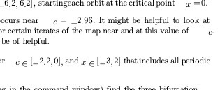 6.2, 6.2 , startingeach orbit at the critical