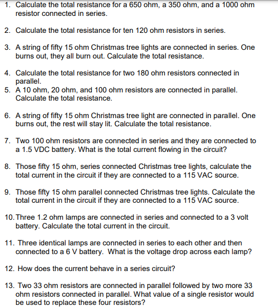 Please show work. ? 1. Calculate the total