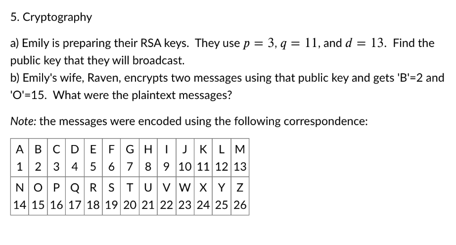 Q5 discrete math subject open response 5.