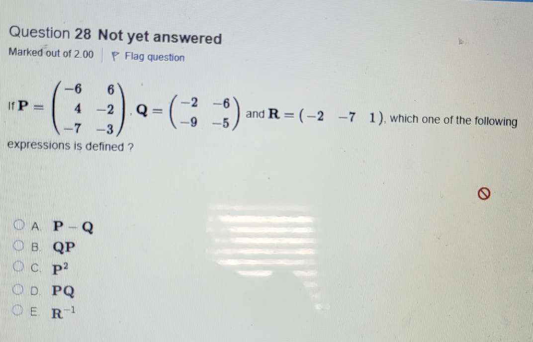 no extra detail Question 28 Not yet answered