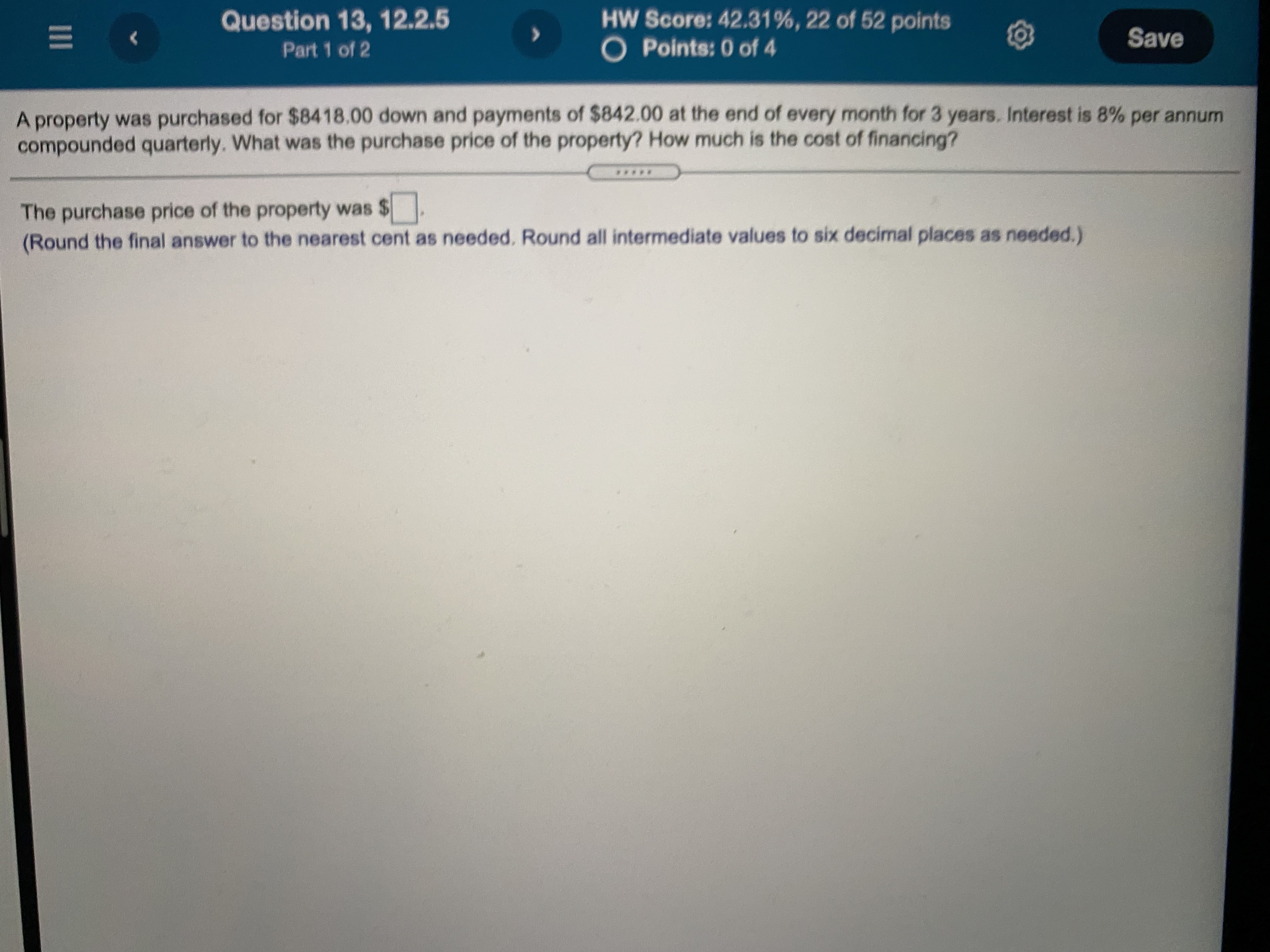 What is the nominal annual rate of interest