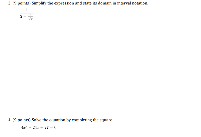1. (8 points) Factor the expression completely.