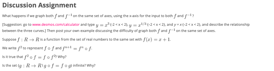 What happens if we graph bothandon the same set