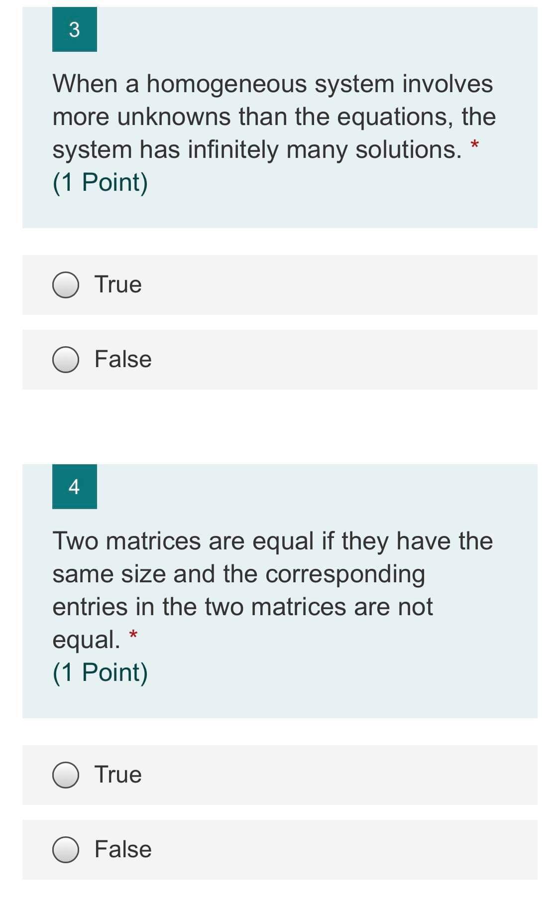 If A is any matrix and c is any scalar, then the