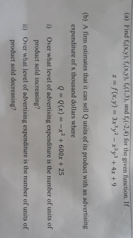 urgent tutors require from Pakistan Find fx(x,y),