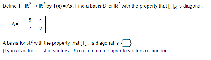 Q1: Find the Bmatrix fer the transformation KHAX,