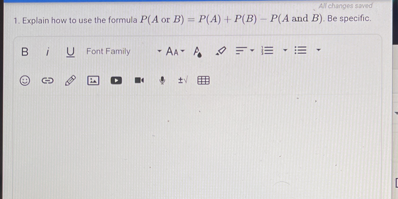 #1 Please help! Thank you All changes saved 1.