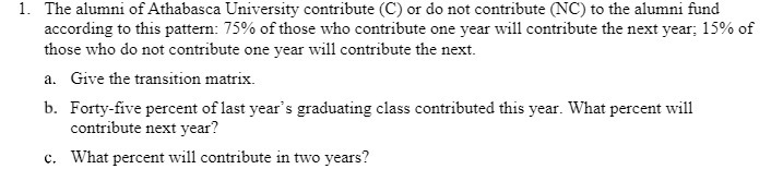 1. The alumni of Athabasca University contribute