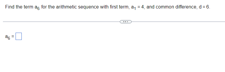 Write the first five terms of the arithmetic