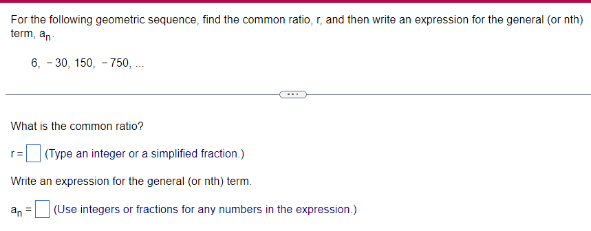 Write the first five terms of the arithmetic