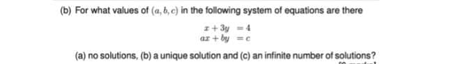 (a) A line in R* is defined as 01 (a+ (b) =1 az