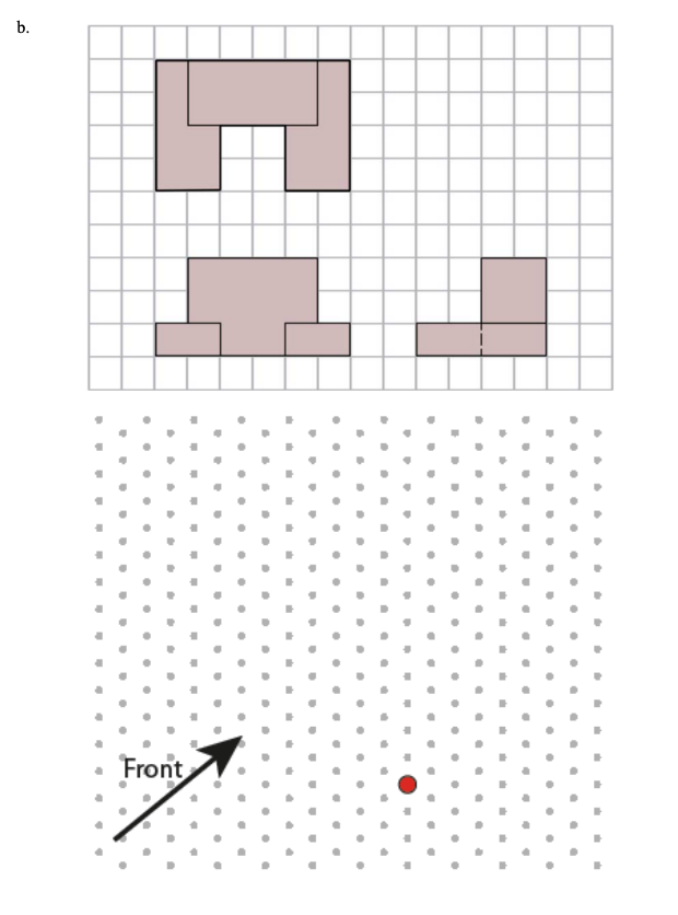 1Draw an isometric drawing go the following