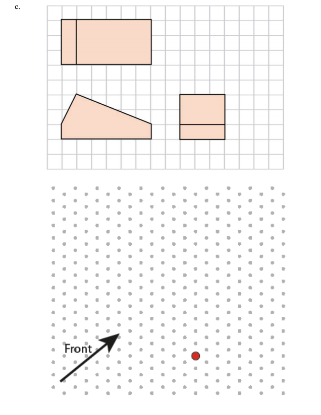 1Draw an isometric drawing go the following