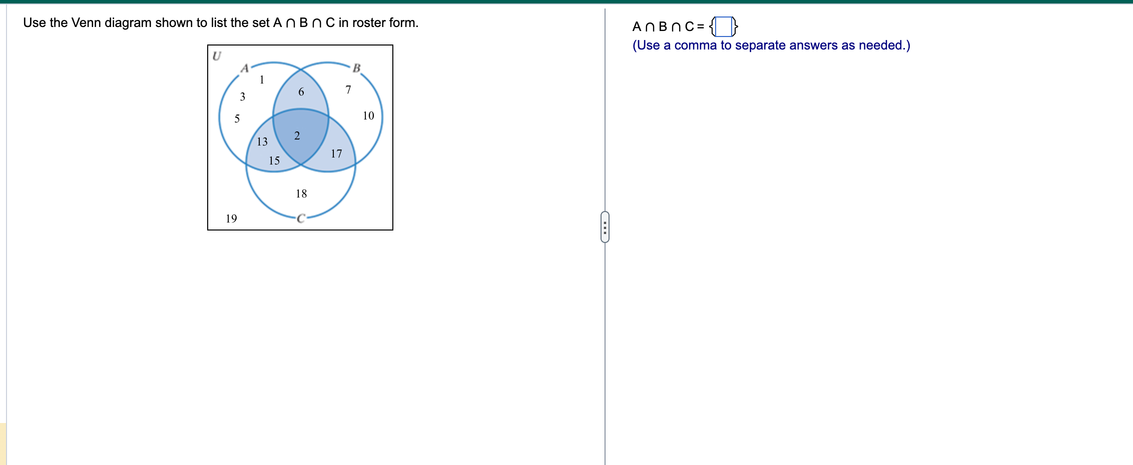 1. Use Euler diagrams to determine whether the
