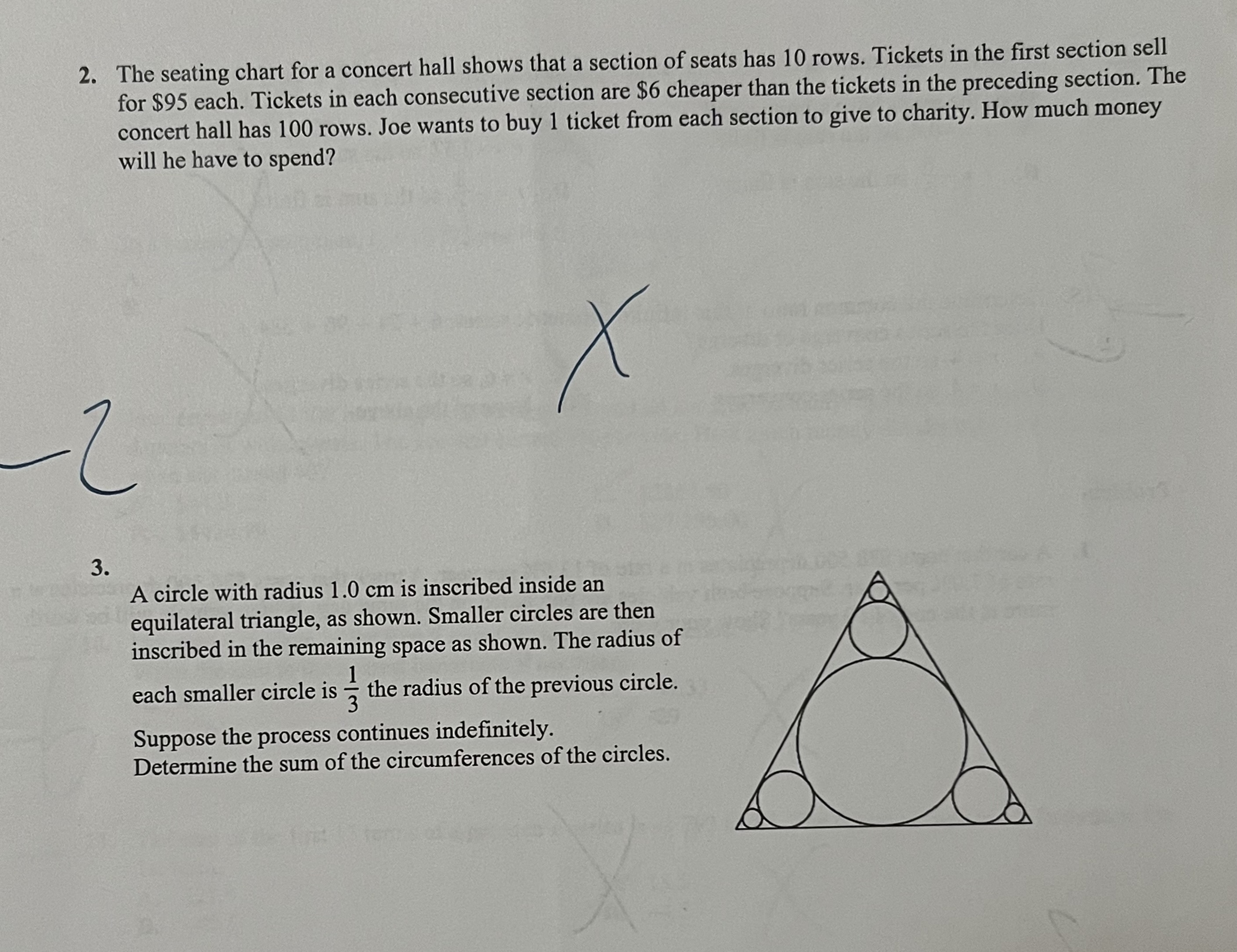 Math 20-1 Chapter 1 Test Multiple Choice 6/19