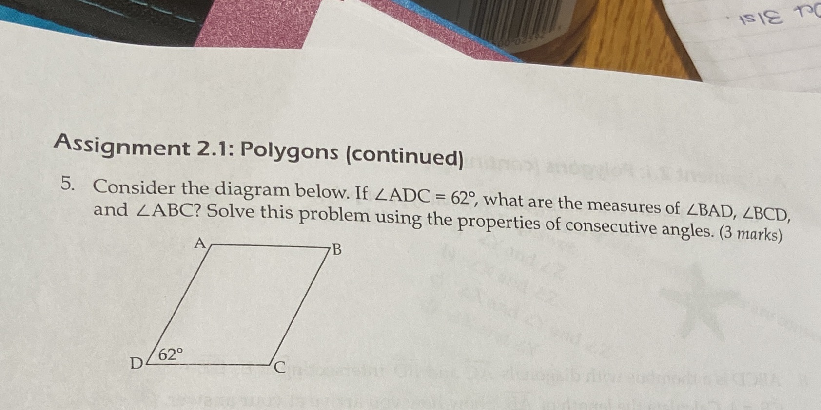 ISIE P Assignment 2.1: Polygons (continued) 5.