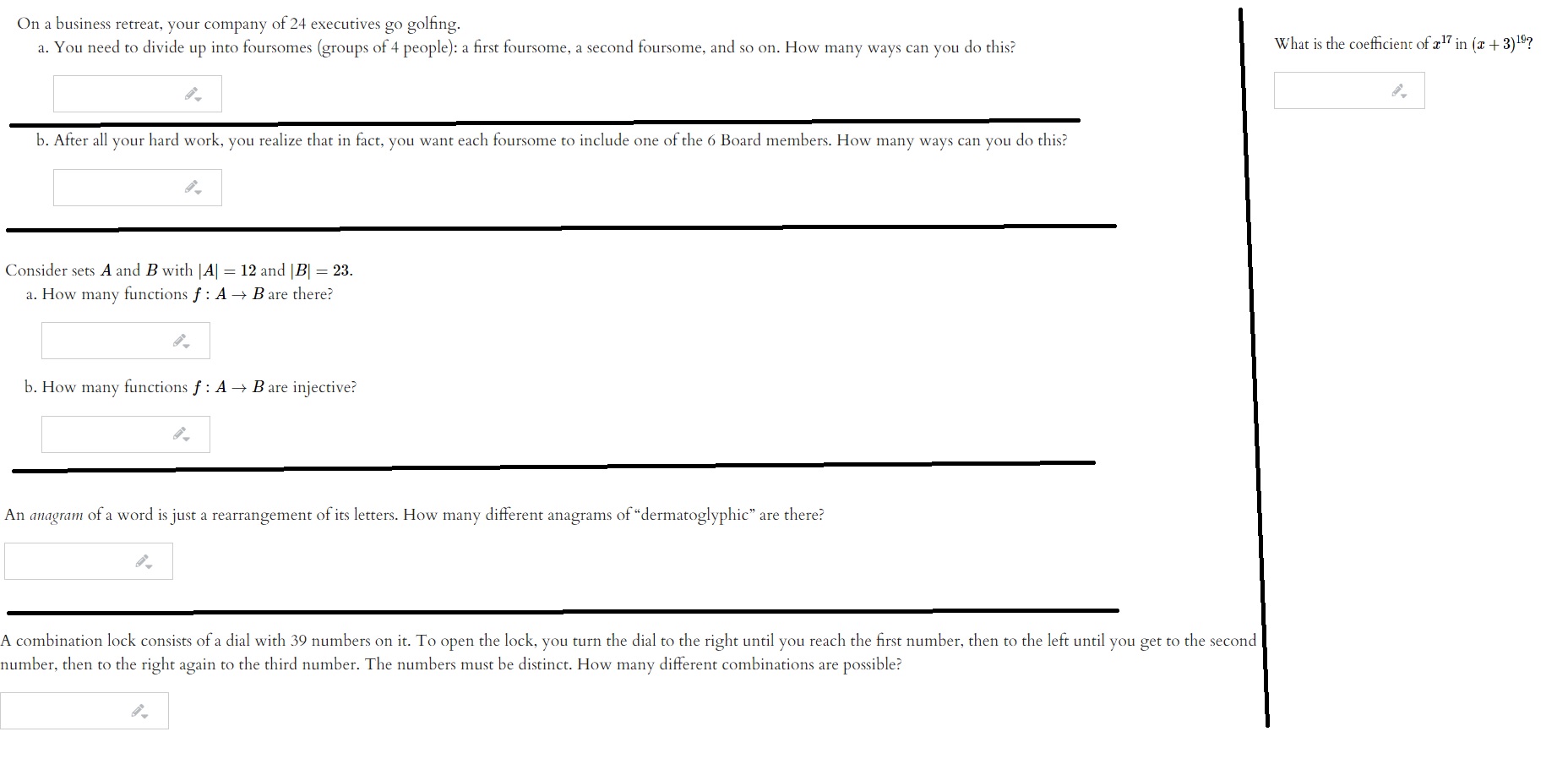 Need only answer no solution. already did just