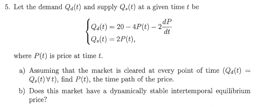 I need to solve these exercises. 1) (b) Consider
