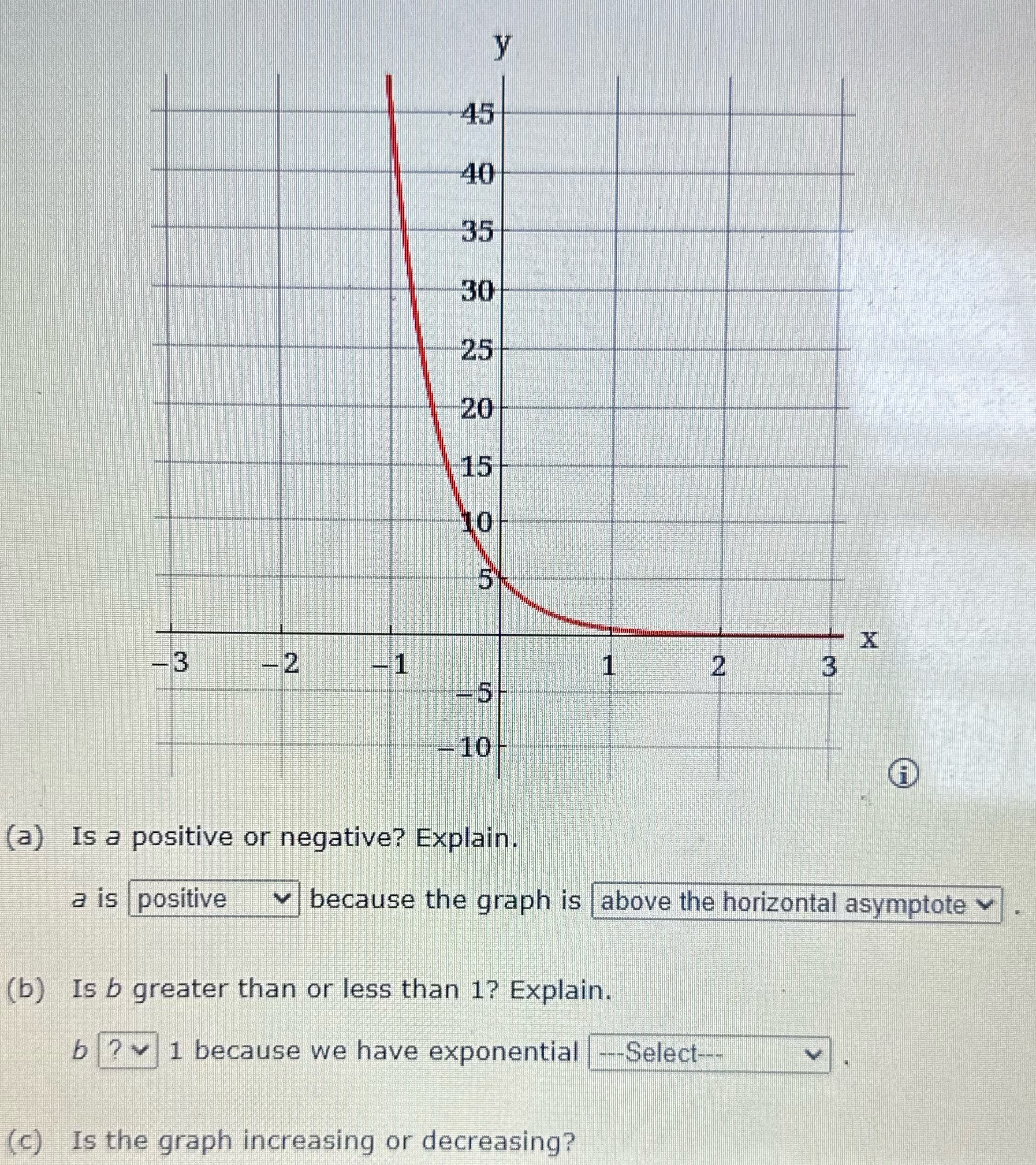 45 40 35 30 25 20 15 X 3 -2 3 5 10 (a) Is a