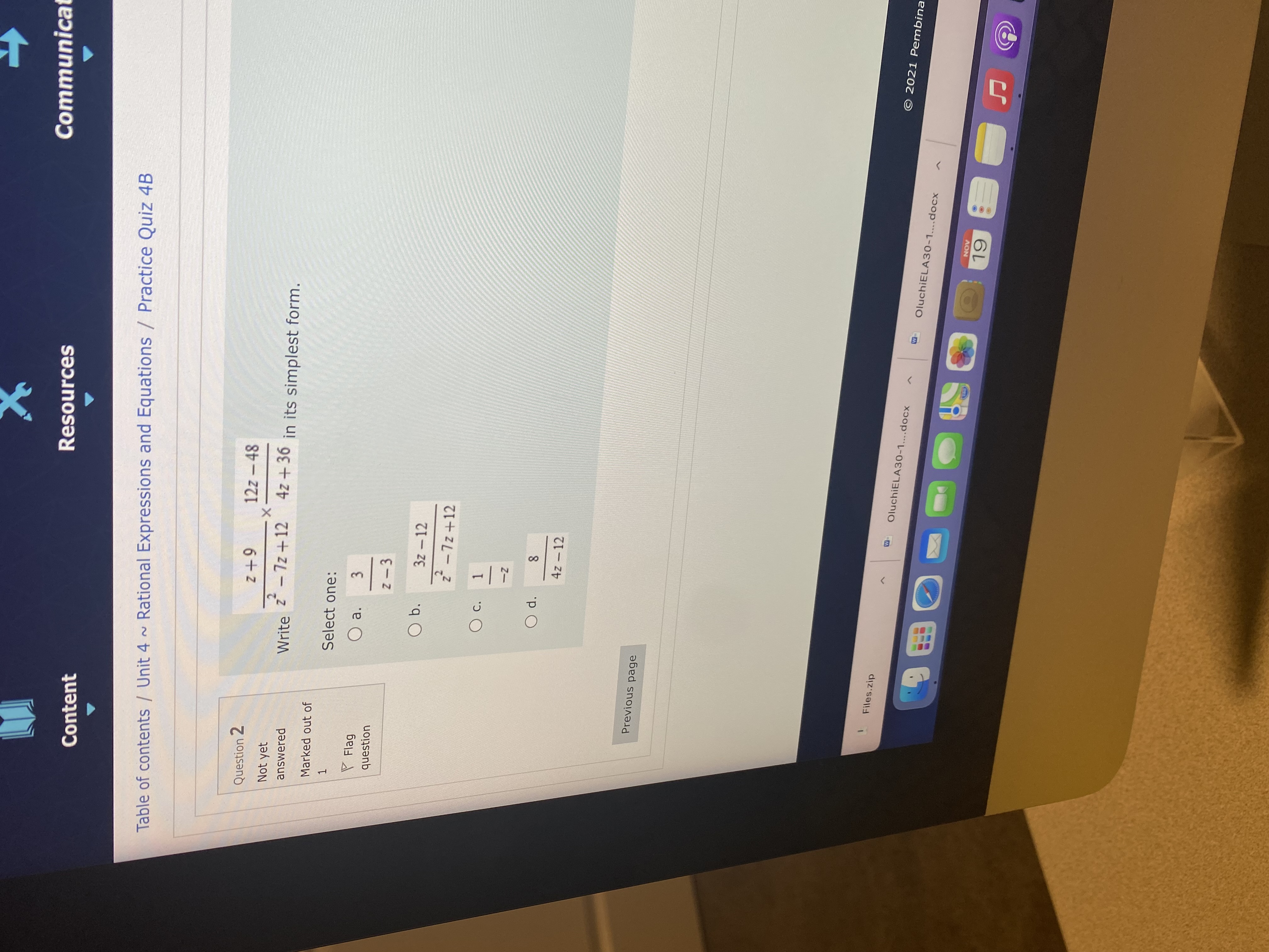 Communicat Resources Content Table of contents /