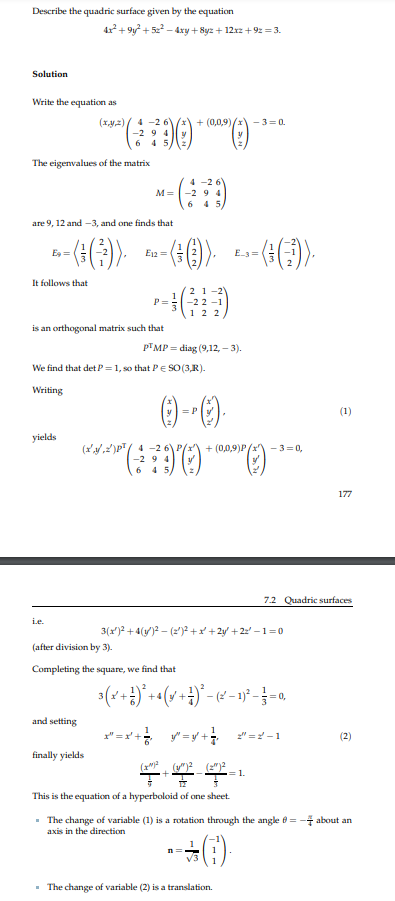 this question and solution about quadratic