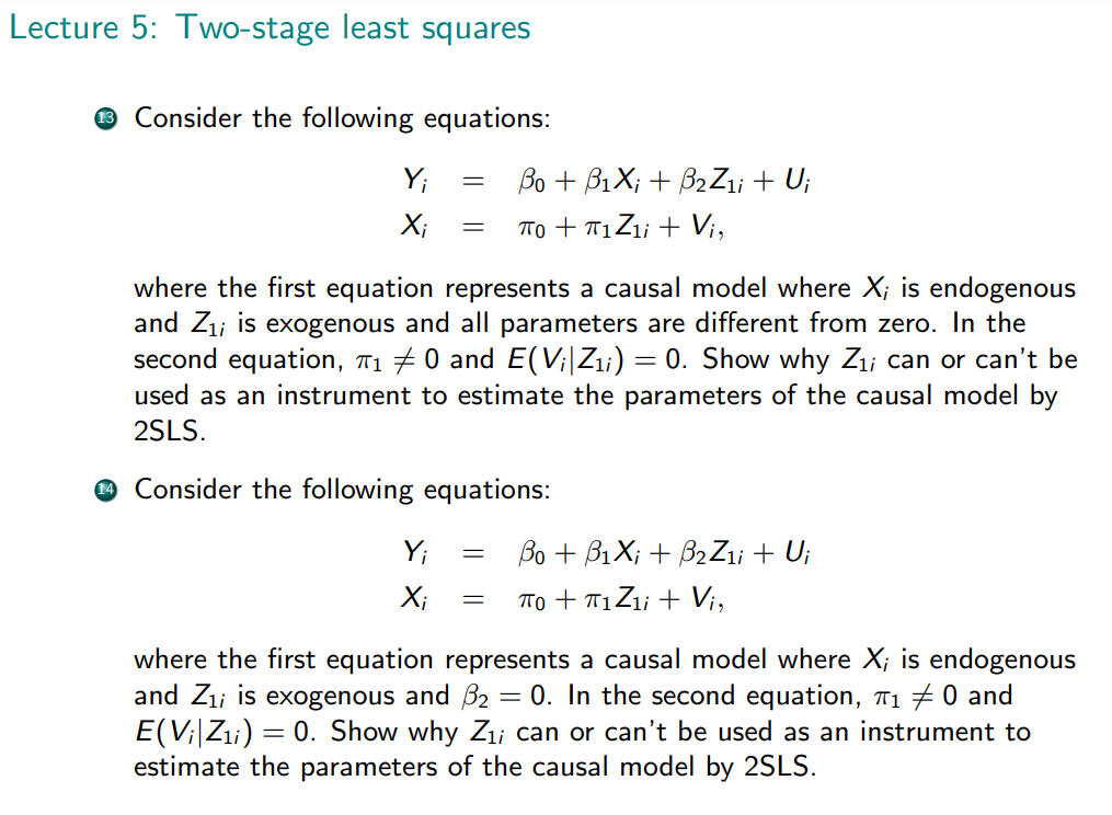 Lecture 2: Causality, experiments and regression