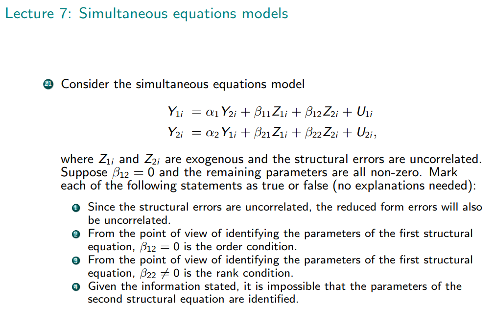 Lecture 2: Causality, experiments and regression
