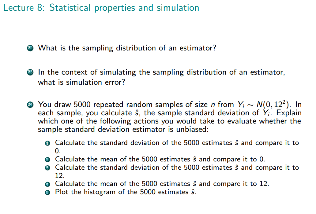 Lecture 2: Causality, experiments and regression