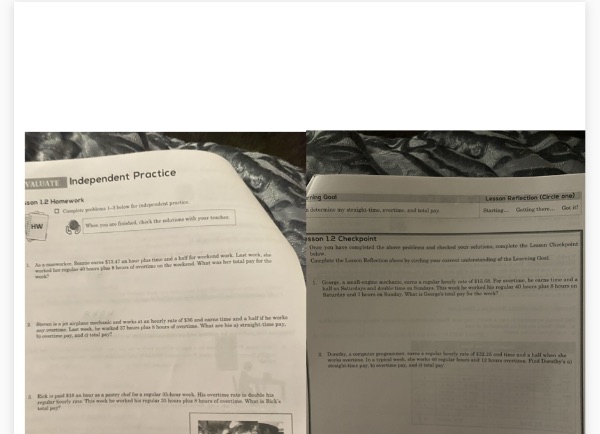 VALUATE Independent Practice ning Doul Lesson