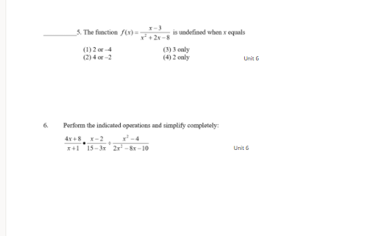 I. What are the roots of the equation 2x-3x-4=0?