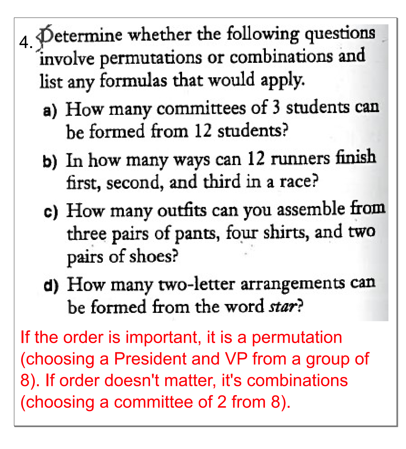 1. How many different sums of money can you make