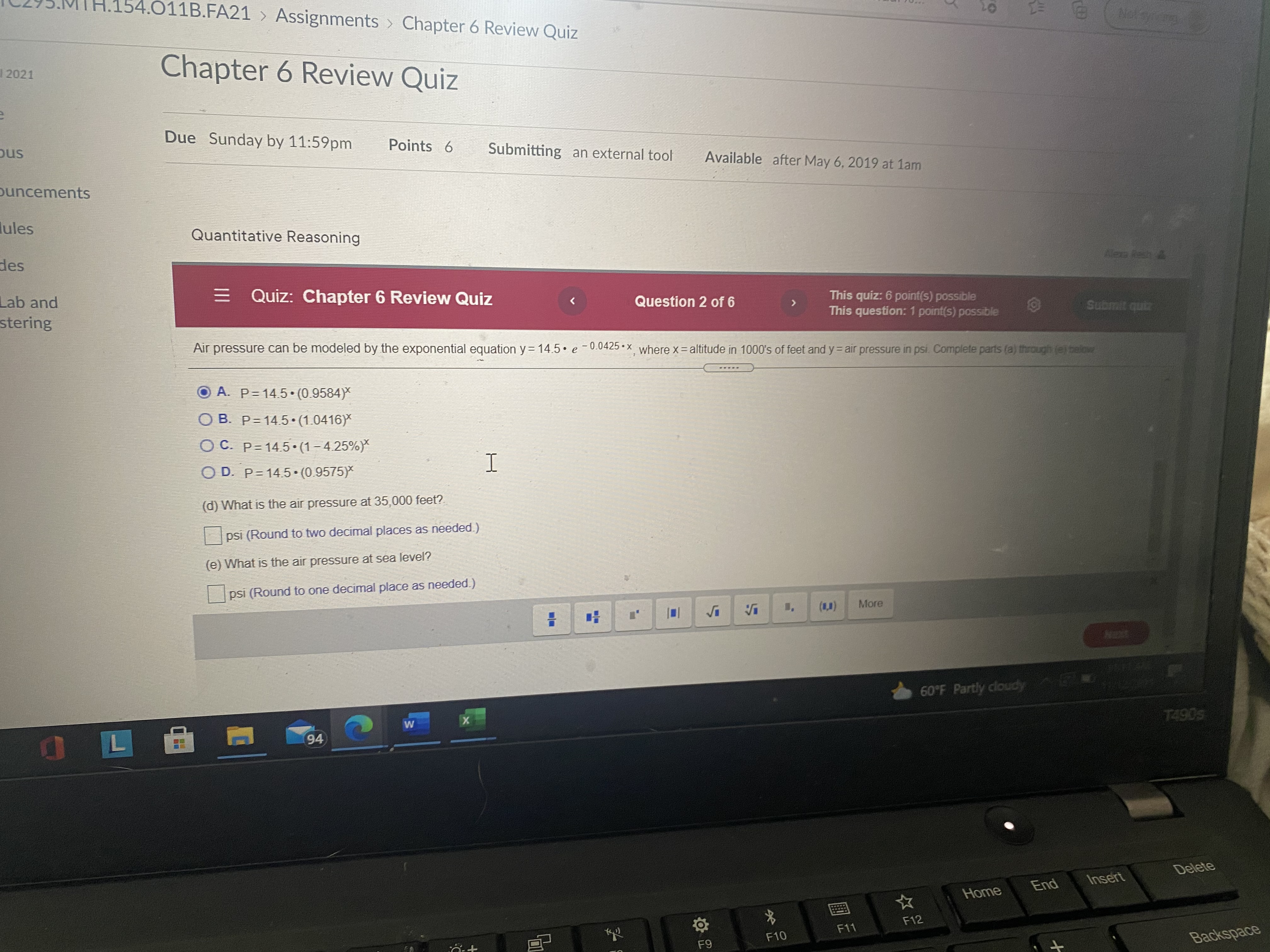Sunday by 11:59pm Points 6 Submitting an external