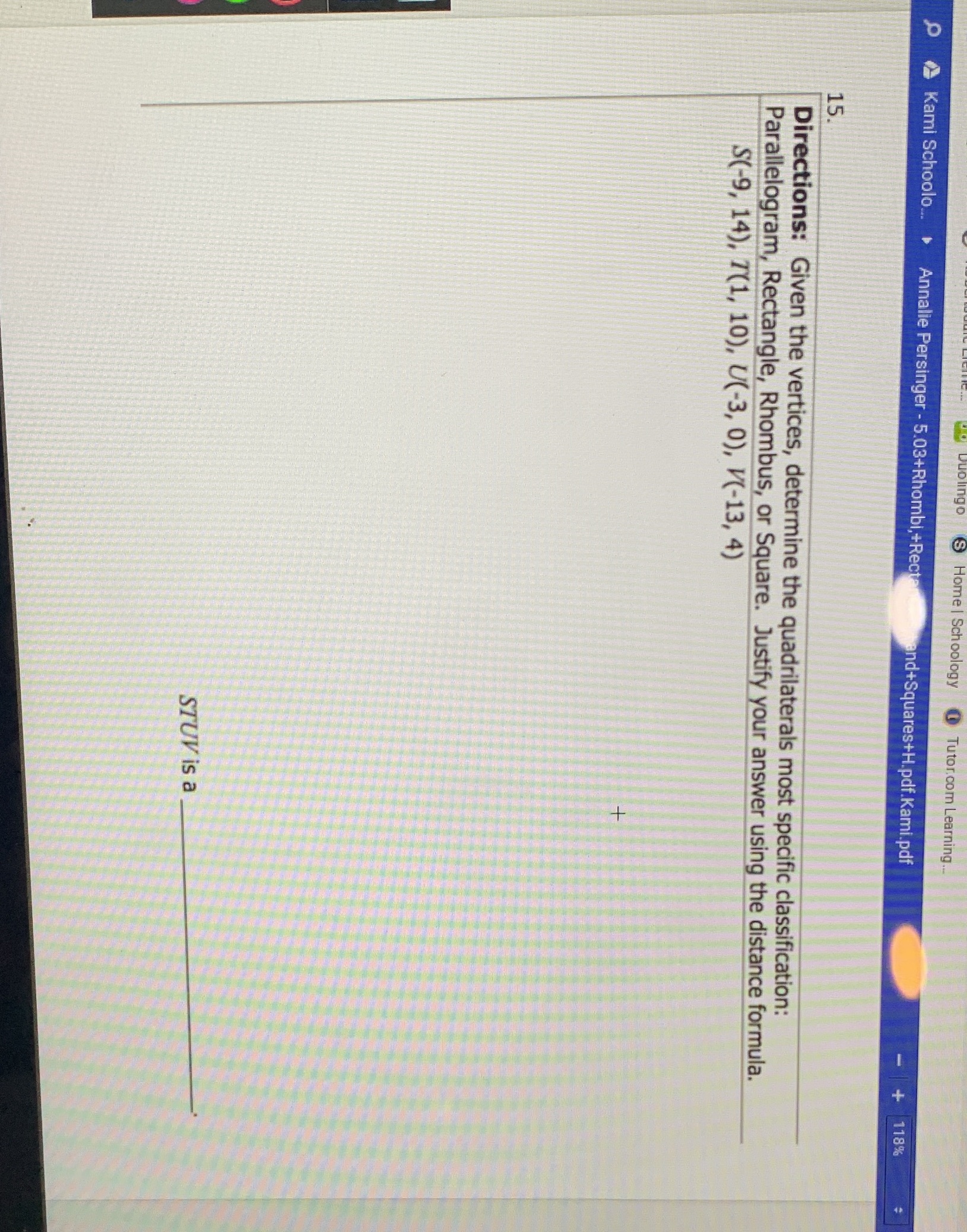 answer all parts Home | Schoology ) Tutor.com