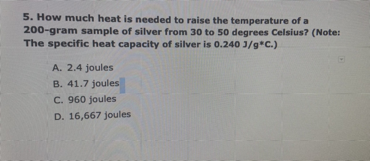 How much heat is needed to raise the temperature