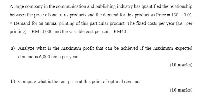 A large company in the communication and