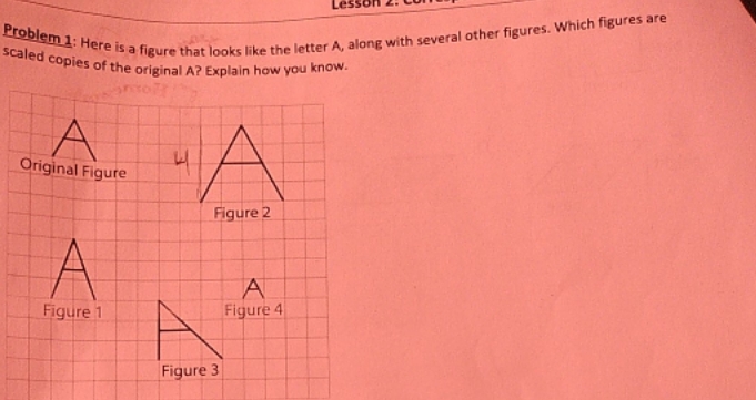 idk what to do Lesson &. Problem 1: Here is a