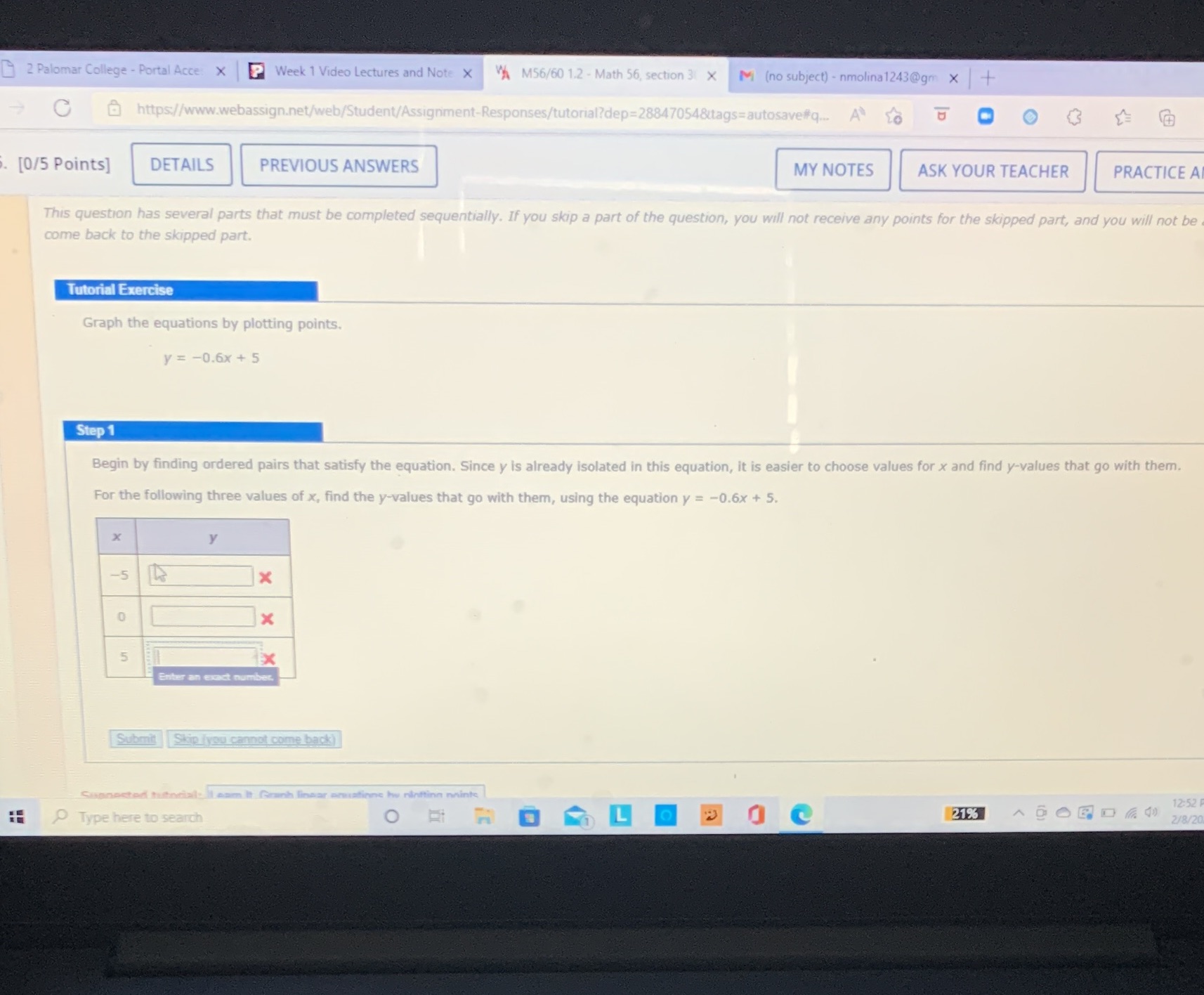 2 Palomar College - Portal Acce: X P Week 1 Video