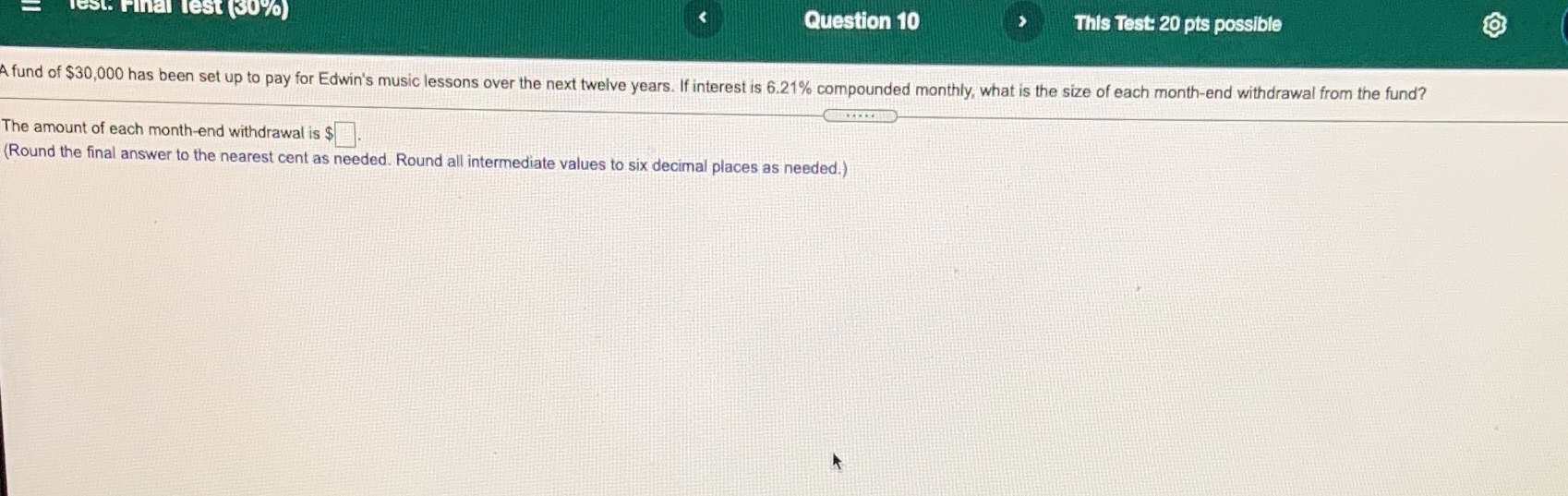 I need this back by 9:55 please lest. Final lest