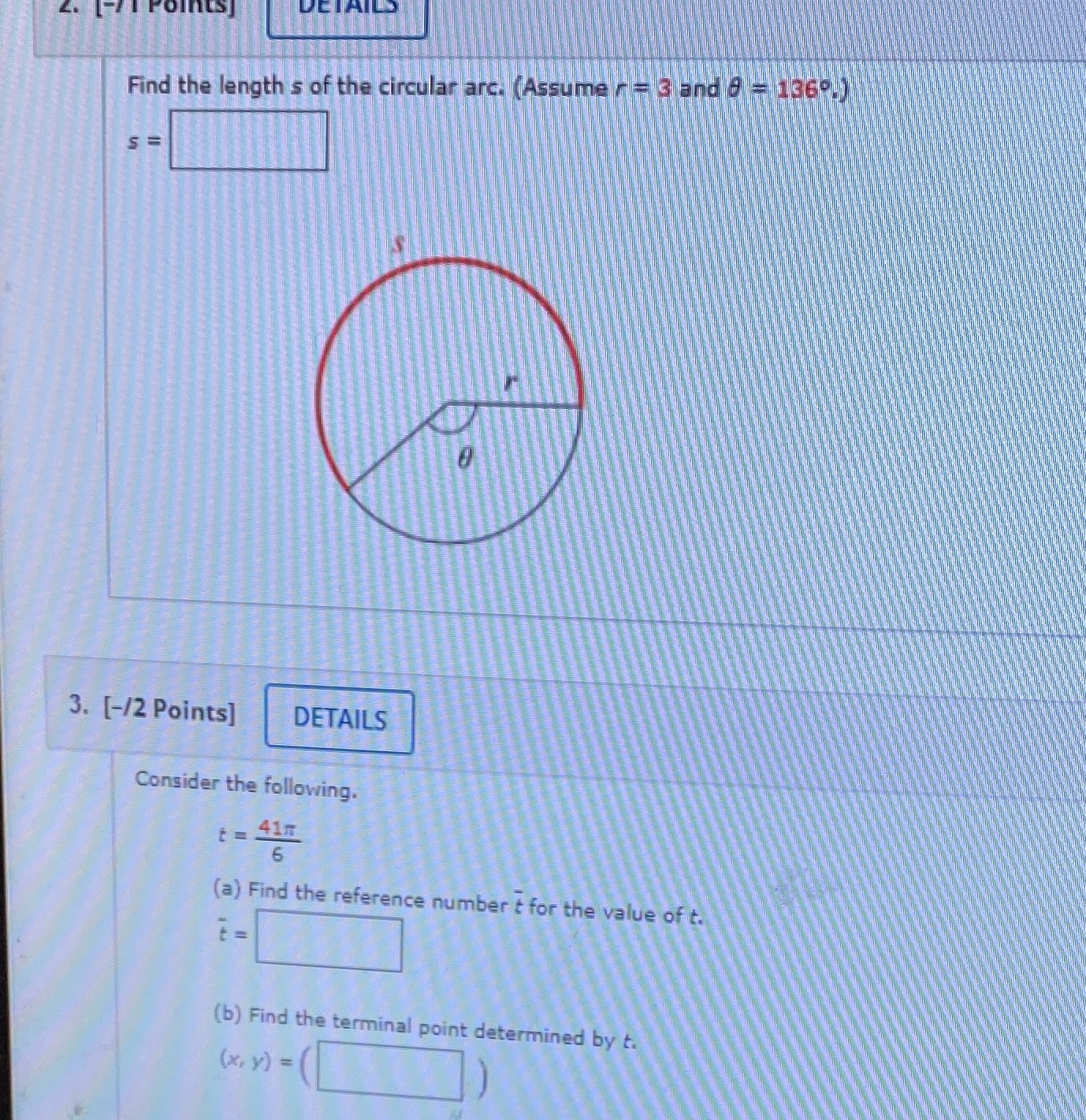 L. Assume - -Erase Find the length s of the