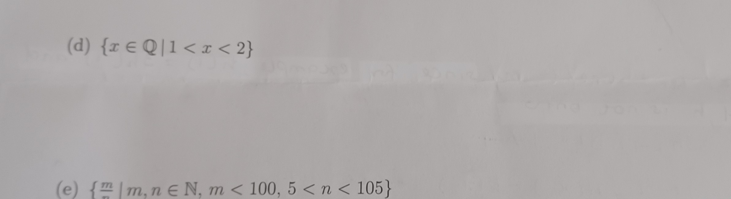 Determine, with reasons, whether each of the