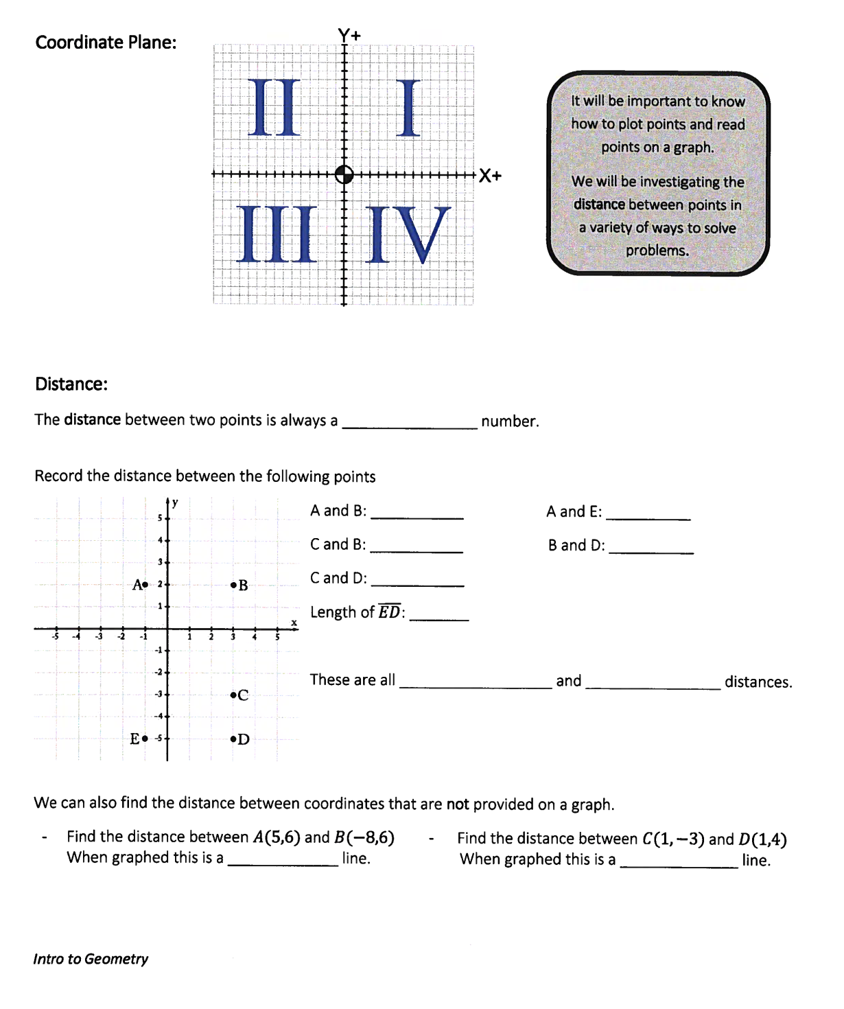 Answer all questions (no work necessary)