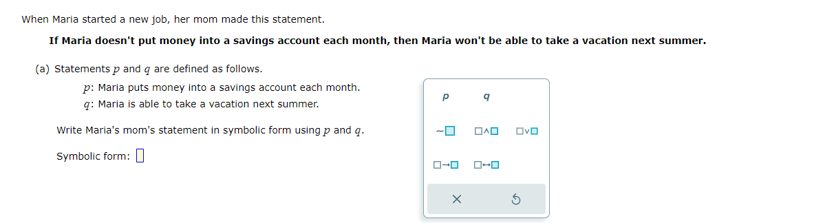 When Maria started a new job, her mom made this